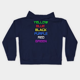 Colourful Colour Game Kids Hoodie